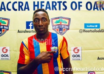 PHOTOS: Hearts sign striker Kofi Kordzi