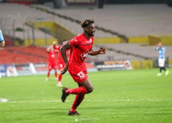 Ghana midfielder Eugene Ansah strikes twice for Hapoel Ra’anana in Israeli top-flight