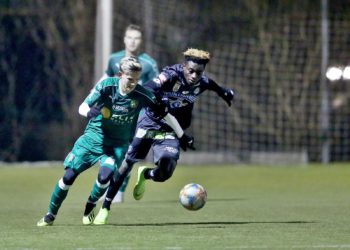 Photos: Ghanaian defender Gideon Mensah trains with new club SK Sturm Graz