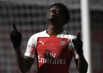 Video: Promising Ghana starlet Bukayo Saka scores twice for Arsenal U23 in 5-1 win over Manchester City