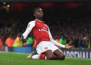 Ghana’s Eddie Nketiah scores as Arsenal U-23 team pip Tottenham in EPL 2
