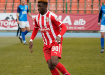 Promising Ghanaian midfielder Kwasi Sibo excels in Skenderbeu’s 2-1 win over Laci in Albanian top-flight