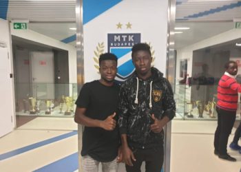 Hungarian top-flight side MTK Budapest sign Liberty Professionals sensation Nasiru Banahene