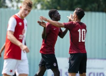 Ghana’s Sharani Zuberu scores for AC Sparta Prague in win over FC Fastav Zlin in Czech youth league