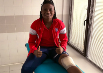 Faustina Ampah: Black Queens defender undergoes successful knee operation