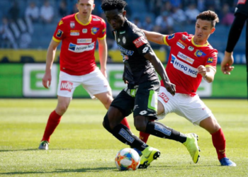 Ghana U-23 defender Gideon Mensah enjoys full throttle in Sturm Graz loss to St. Poelten