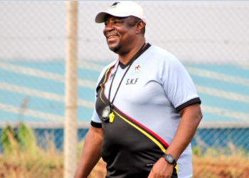 Photos: Ghanaian Coach Paa Kwesi Fabin starts work as Uganda U-17 head coach