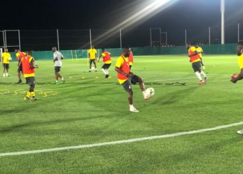 Video: Black Stars hold maiden training at Jeber Ali training Facility in Dubai