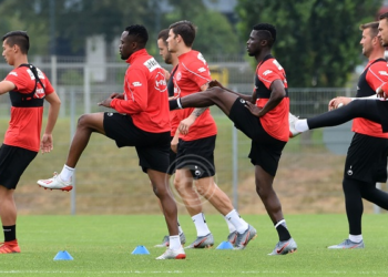 Video: Nana Ampomah holds first training with Fortuna Düsseldorf ‏
