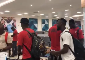 Video: Black Stars arrive in Accra after disgraceful Afcon Campaign