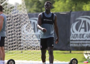 Video: Edwin Gyasi scores fantastic goals in his first training session with MLS side FC Dallas