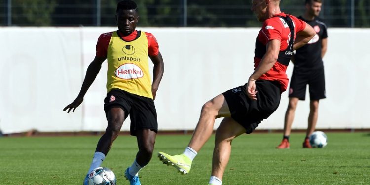Nana Ampomah back to Fortuna Düsseldorf Training am 28.8.19