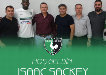 Official: Isaac Sackey joins Denizlispor on loan