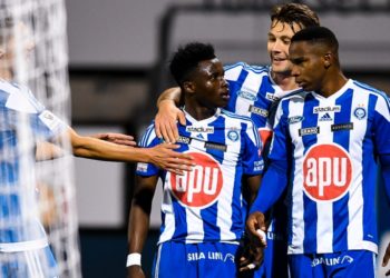 Evans Mensah scored BRACE in HJK heavy win