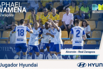 Ghana striker Raphael Dwamena wins Hyundai MVP in Zaragoza win