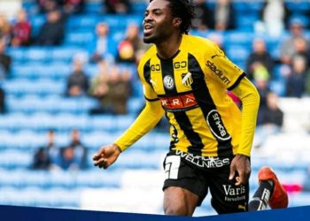 Kwame Kizito on target in BK Hacken win over Helsinborg IF
