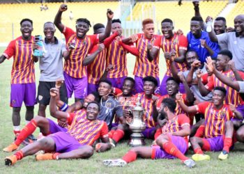 Photos: Hearts beat Olympics in regional derby to win Homowo Cup
