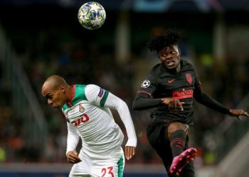 Thomas Partey scores as Atletico Madrid defeat Lokomotiv Moscow in UEFA Champions League