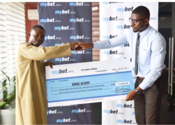 Eric Kofi is a huge winner at mybet.africa