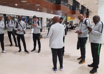 2021 Afcon Qualifiers: Bafana Bafana arrives in Ghana Ghana ahead of Black Stars clash [PHOTOS]