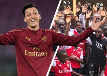 Mesut Ozil delighted after discovering Ghanaian club is named after him