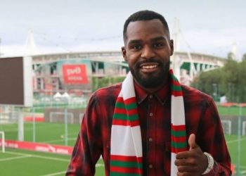 Photo credit : Lokomotiv Moscow of Russia defender, Brian Idowu
