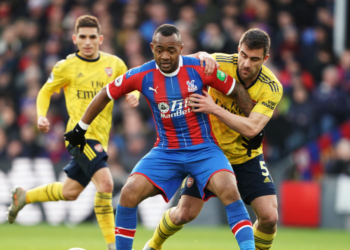 Jordan Ayew scores again against Arsenal this season to snatch a point for Crystal Palace