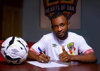 Official: Hearts of Oak signs Ivorian winger Eric Dizan