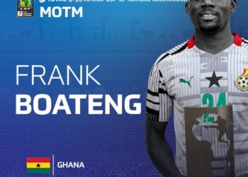 U-20 AFCON: Frank Boateng wins MoTM against Cameroon