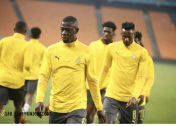 2021 AfconQ: Black Stars to train at FNB Stadium Wednesday evening ahead of Bafana Bafana clash