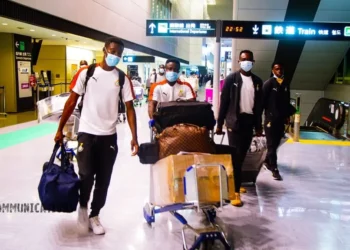 Black Meteors arrive in Tokyo for Japan and South Korea friendlies
