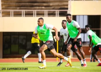 FIFA World Cup Qualifiers: Black Stars hold final training at Harare stadium ahead of Zimbabwe clash tomorrow [PHOTOS]