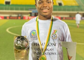CAF U-20 Golden boy, Fatawu Issahaku plays debut Black Stars game in win against Zimbabwe