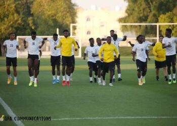 PICTURES: Check out photos from Black Stars training in Doha ahead of the team’s trip to Cameroon