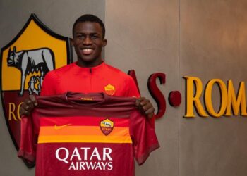 Italian Ambassador pleased to meet  AS Roma youngster Felix Afena-Gyan