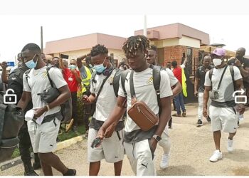 Video: Black Stars team arrive in Kumasi for Nigeria clash