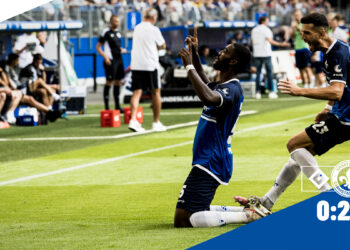 Ghanaian defender Patric Pfeiffer scores against former club Hamburg in Darmstadt’s win