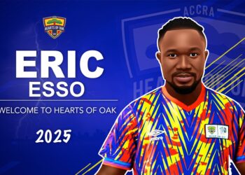 Official: Hearts of Oak completes Eric Esso signing