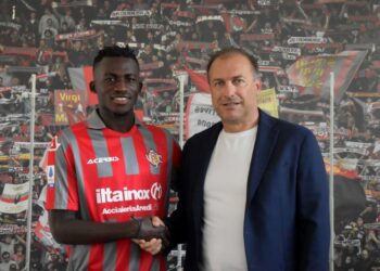 Italian side Cremonese announce the signing of Felix Afena-Gyan