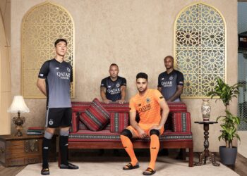 Andre Ayew stars in new away jersey of Al Sadd