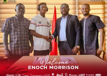Official: Asante Kotoko signs Enock Morrison