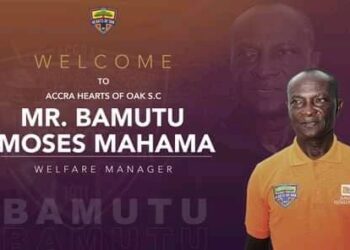 Confirmed: Hearts of Oak appoints Moses Bamutu Mahama as Welfare Manager