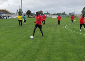 PHOTOS: Black Galaxies train at Austria ahead of 2023 CHAN Qualification clash against Nigeria