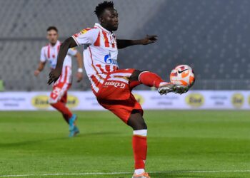 Video: Watch Ghana winger Osman Bukari’s thunderous strike for Red Star Belgrade in Belgrade-Derby