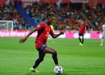 Ghanaian forward Nico Williams debuts for Spain in Nations League defeat