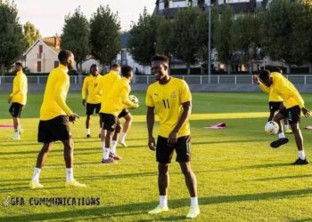 PHOTOS: Black Stars train for the first time ahead of Pre-World Friendlies
