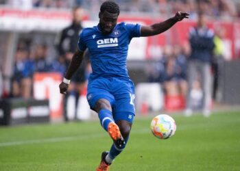 Ghanaian Center-back Steven Ambrosius makes Bundesliga 2 Team-Of-The-Week