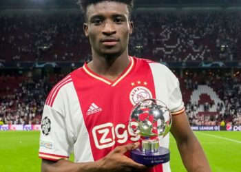 Ghana’s Mohammed Kudus wins Man of the Match award against Rangers