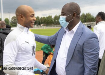 GFA President meets Black Stars players ahead of Brazil clash