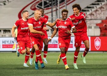 Ghanaian forward Christopher Scotts scores debut Royal Antwerp goal in victory vs St Truiden